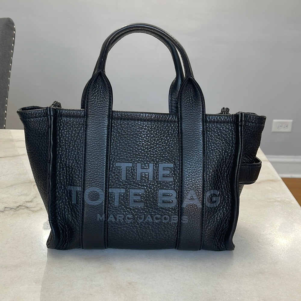 THE MARC JACOBS LEATHER MINI TOTE
